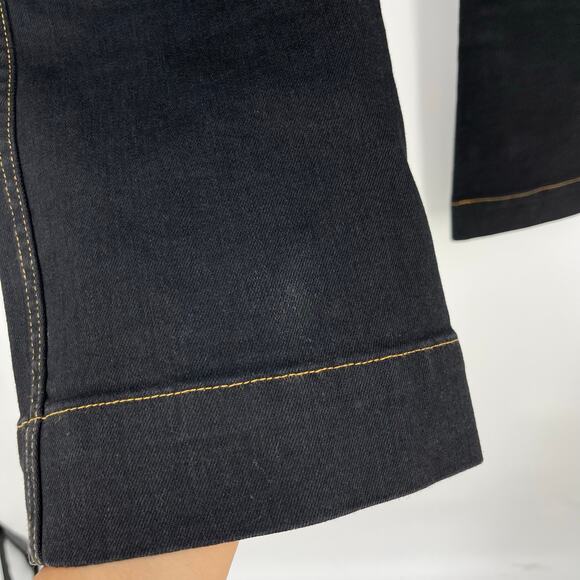 KHAITE | Fiona Cropped Flare Dark Indigo Denim Jeans 29 - Picture 11 of 12